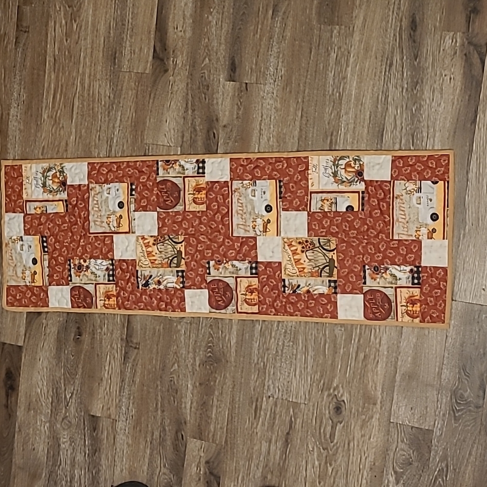 Fall Gathering Quilted Table Runner